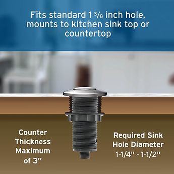 SinkTop Garbage Disposal Air Switch | InSinkErator